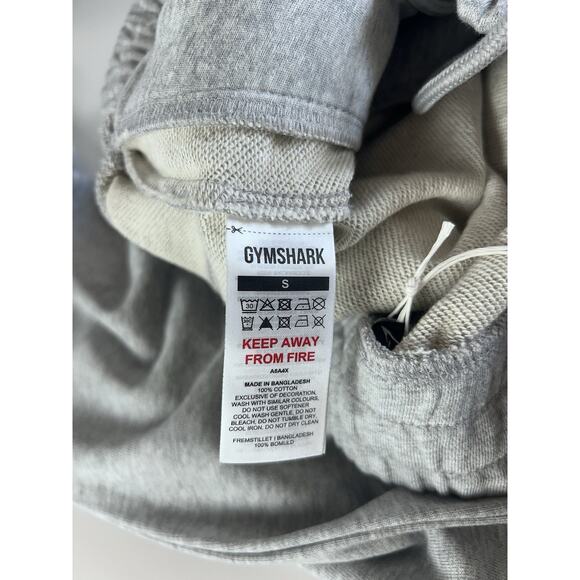 Gymshark Weightlifting Club Jogger Small Grey Sweatpants Logo Comfy Baggy Look - Picture 12 of 13